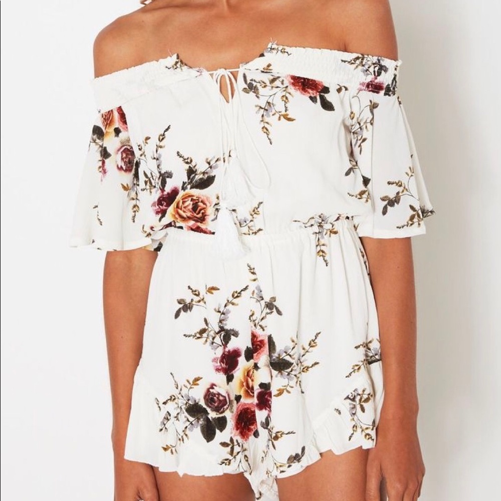 Floral Romper from White Fox Boutique